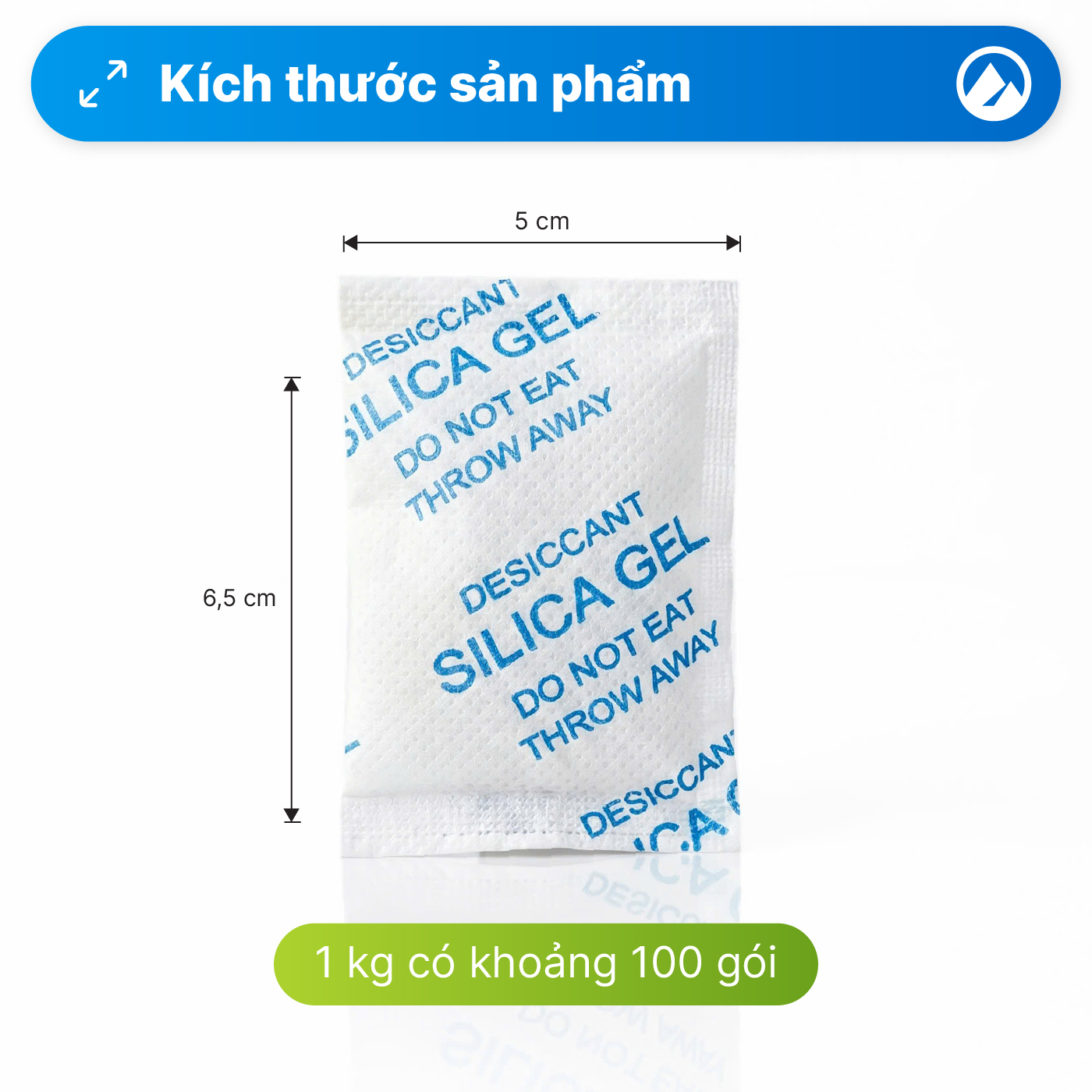 Gói hút ẩm Silicagel loại 10 gram - Ảnh 5