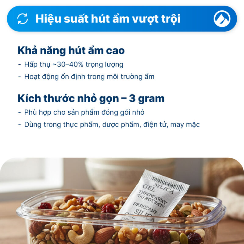 gói Silica Gel 3g