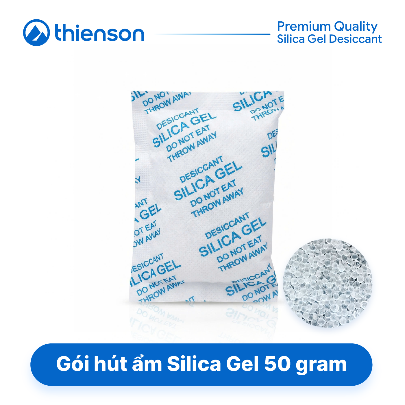 Gói hút ẩm Silicagel loại 50 gram