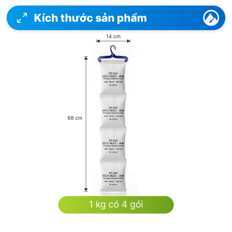 gói hút ẩm container