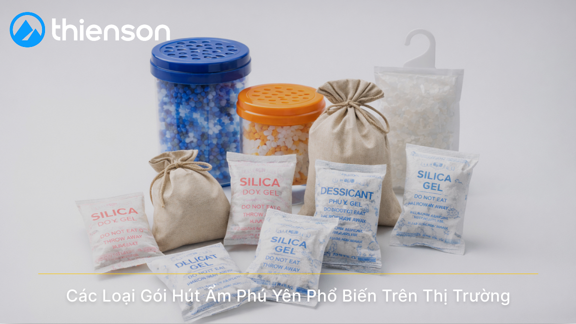 Các Loại Gói Hút Ẩm Được Sử Dụng Trong Nhiều Lĩnh Vực