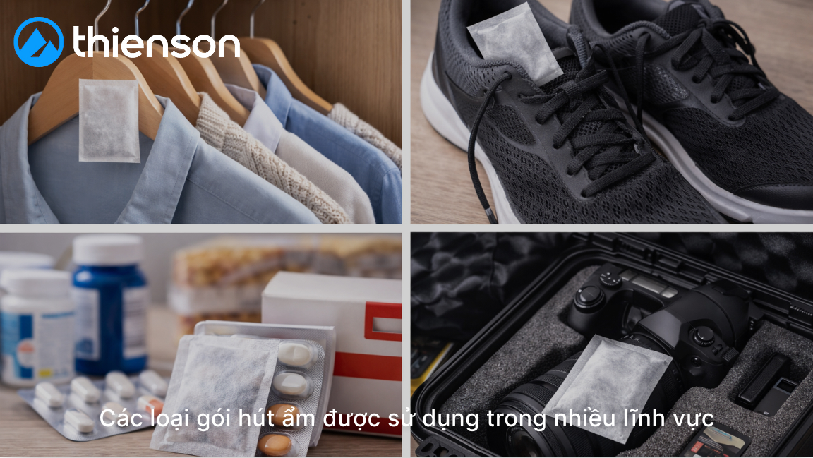 Các loại gói hút ẩm Bình Định được sử dụng trong nhiều lĩnh vực
