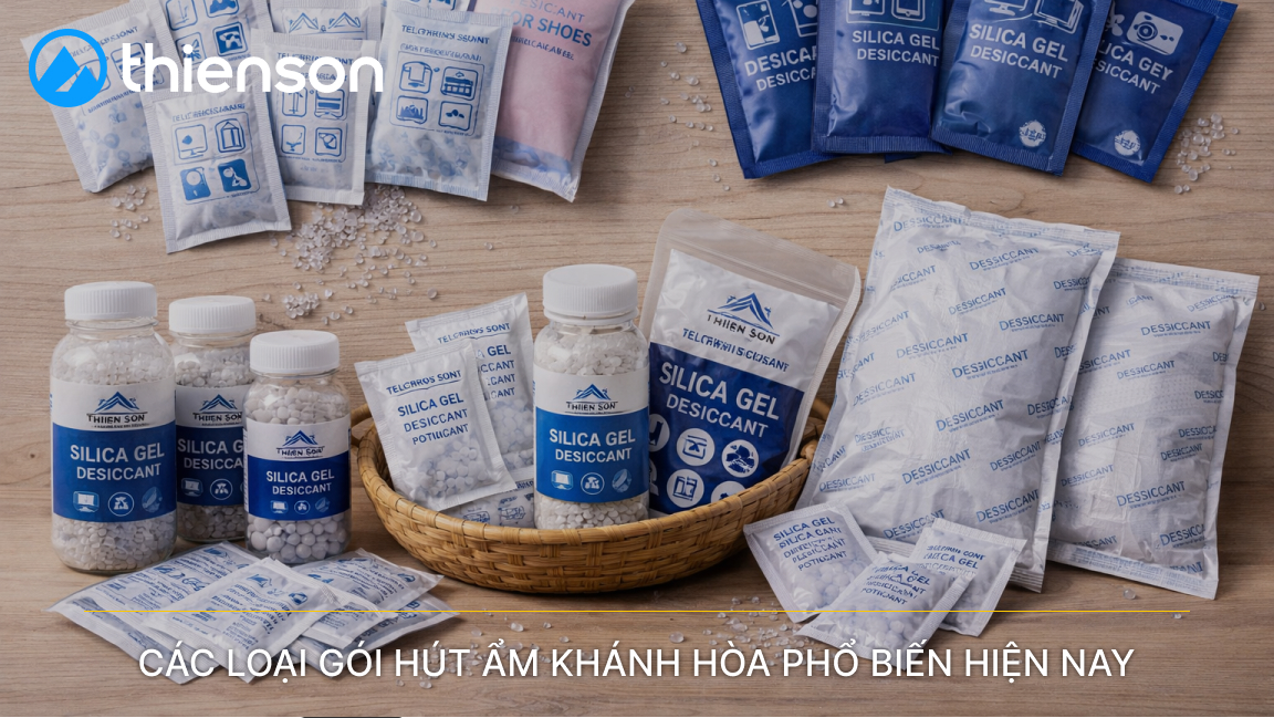 Các loại Gói Hút Ẩm phổ biến hiện nay