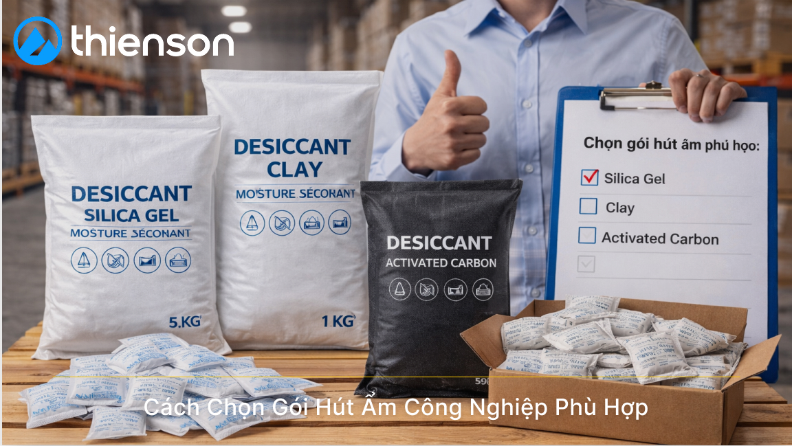 Chọn Đúng Loại Gói Hút Ẩm Giúp Bảo Vệ Hàng Hóa Tốt Hơn