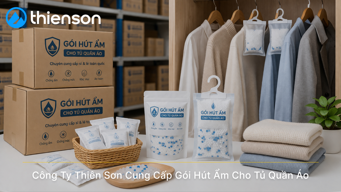 Công Ty Thiên Sơn Cung Cấp Gói Hút Ẩm Chất Lượng