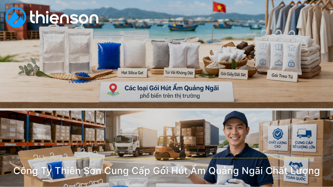 Công Ty Thiên Sơn Là Đơn Vị Cung Cấp Gói Hút Ẩm Uy Tín