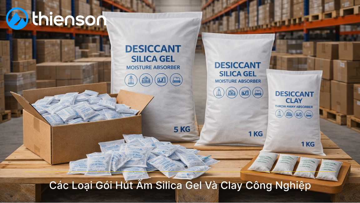 Túi Hút Ẩm Công Nghiệp Có Nhiều Loại Phù Hợp Từng Nhu Cầu