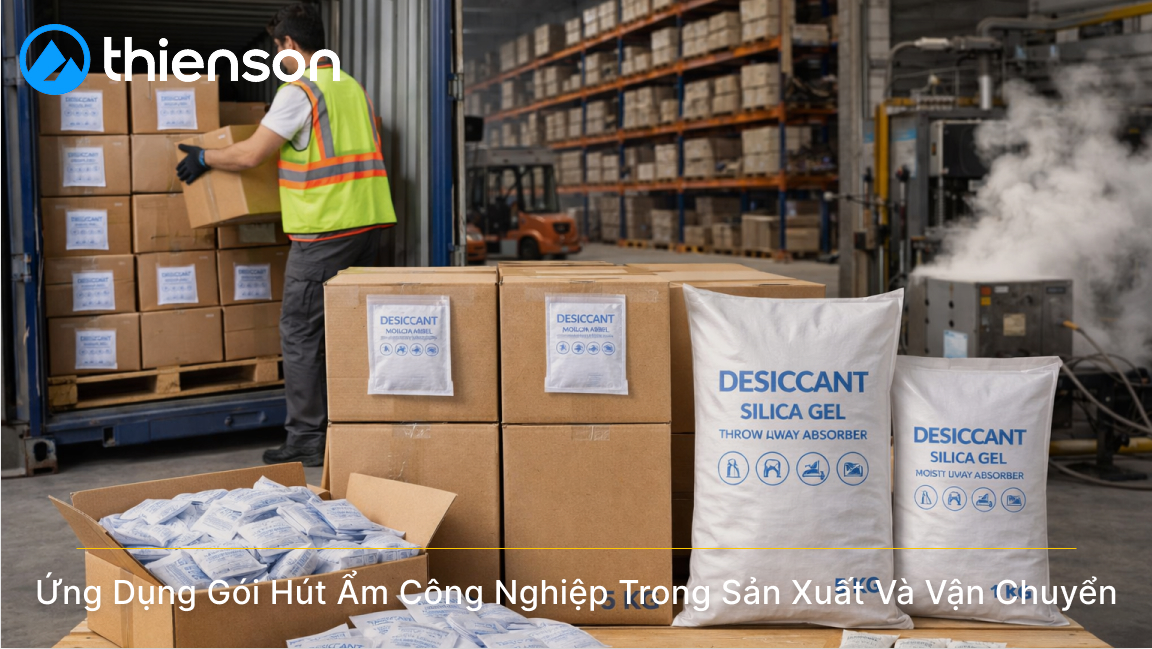 Gói Hút Ẩm Được Sử Dụng Trong Nhiều Ngành Công Nghiệp