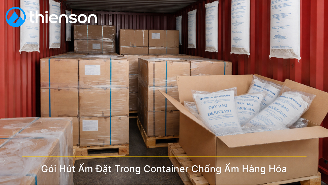 Gói Hút Ẩm Giúp Bảo Vệ Hàng Hóa Trong Vận Chuyển Và Lưu Kho