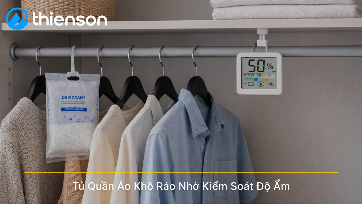 Kiểm Soát Độ Ẩm Giúp Bảo Vệ Quần Áo Và Đồ Dùng Khỏi Nấm Mốc