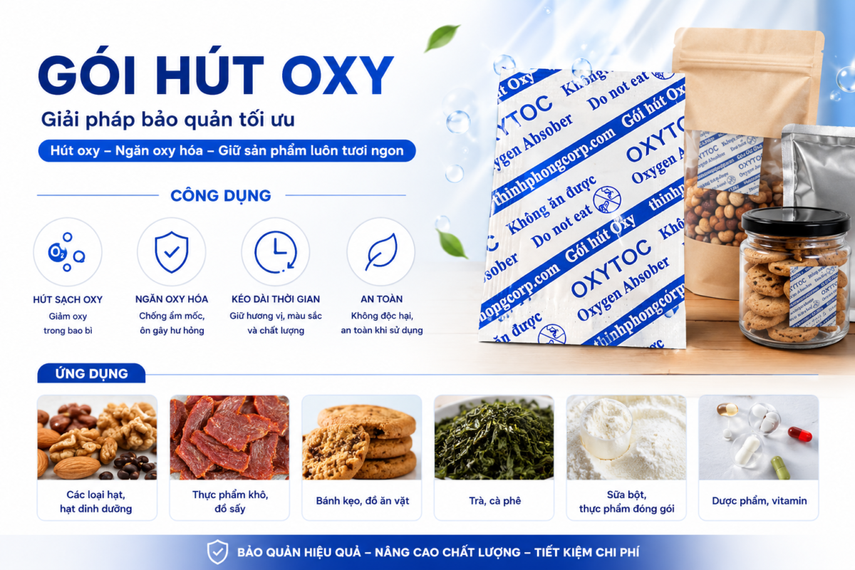 gói hút oxy