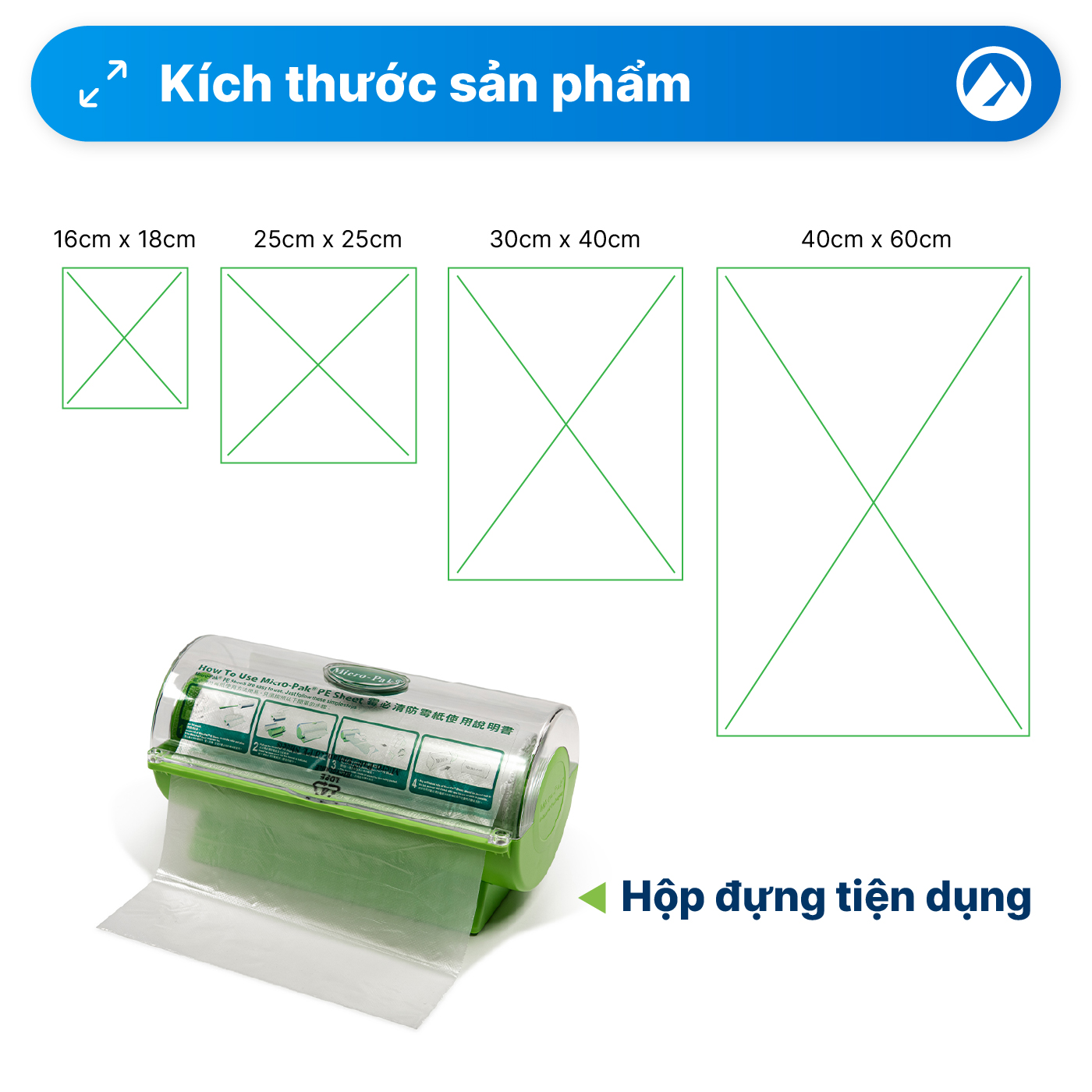 Màng Chống Mốc Micro-Pak PE Sheets Chính Hãng - Ảnh 2