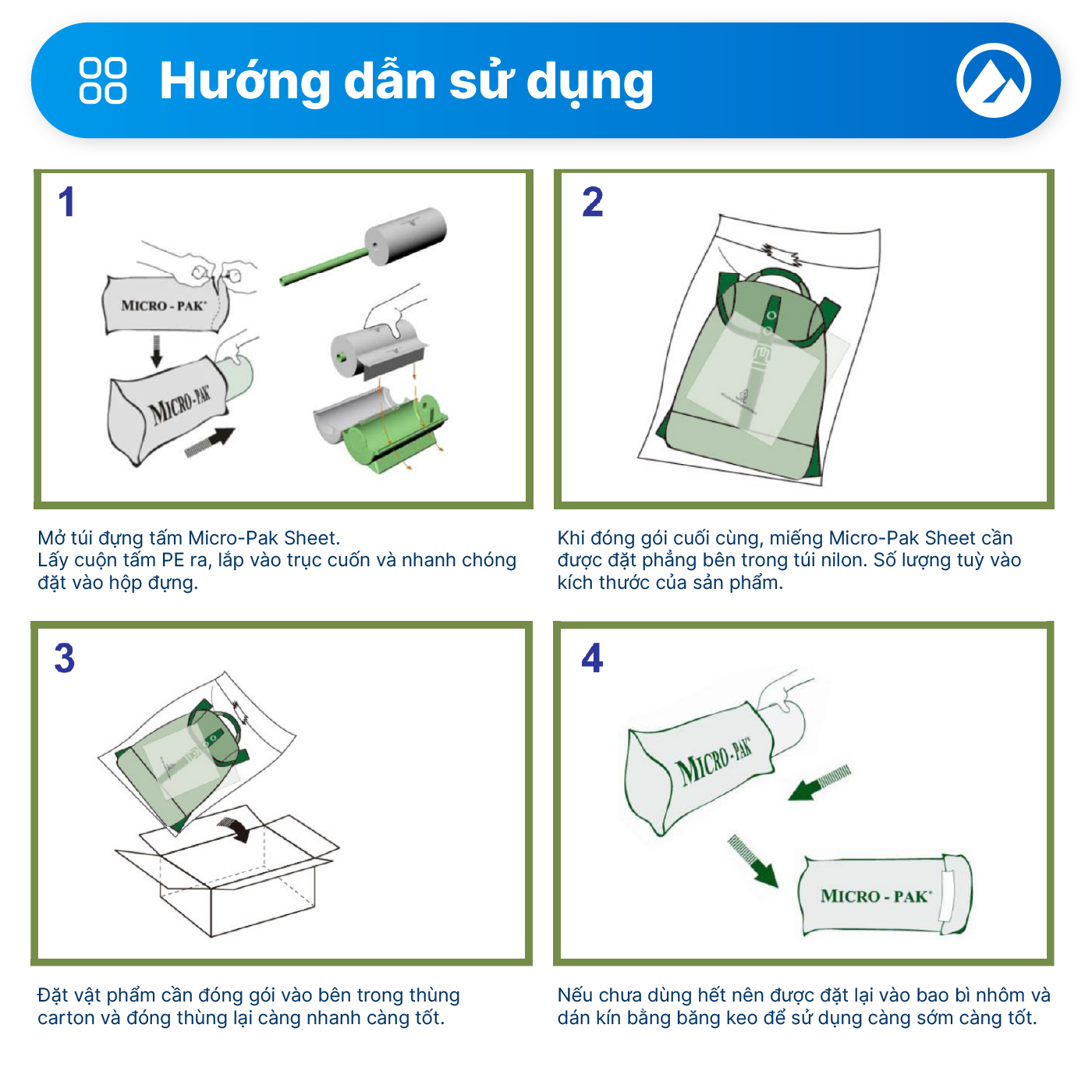 Màng Chống Mốc Micro-Pak PE Sheets Chính Hãng - Ảnh 6