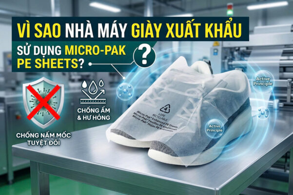 Vì sao nhà máy giày xuất khẩu sử dụng Micro-Pak PE Sheets?
