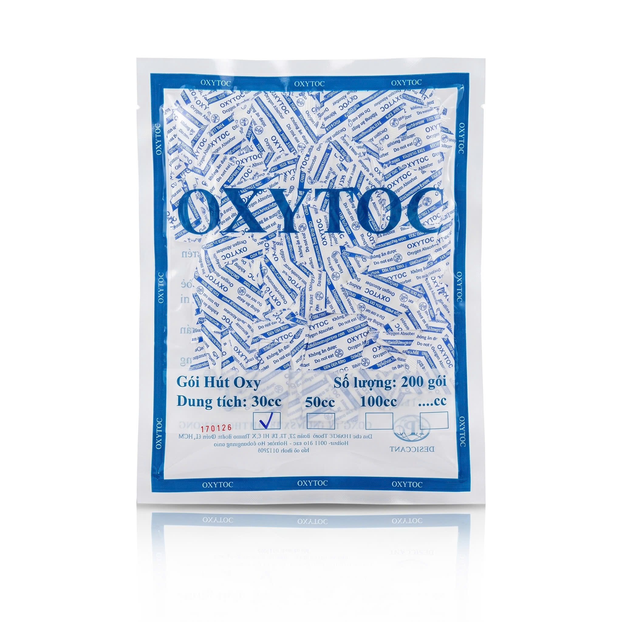 cách sử dụng gói hút oxy